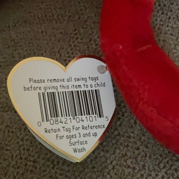 🌸3 for $18🌸 TY Beanie Baby, Rover Red Dog, 1996. ADORABLE - Picture 9 of 9